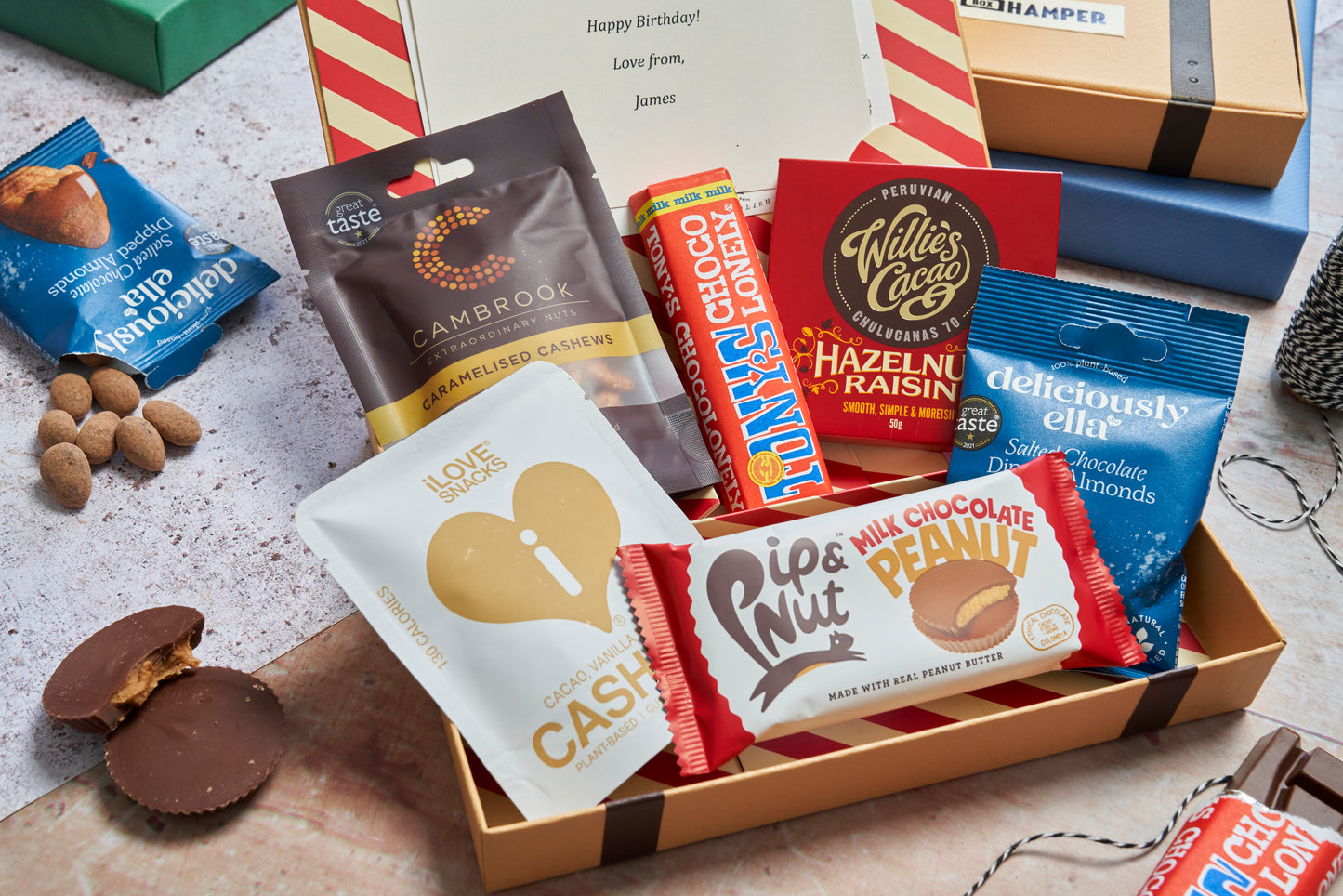 Nuts & Chocolate Letter Box Hamper